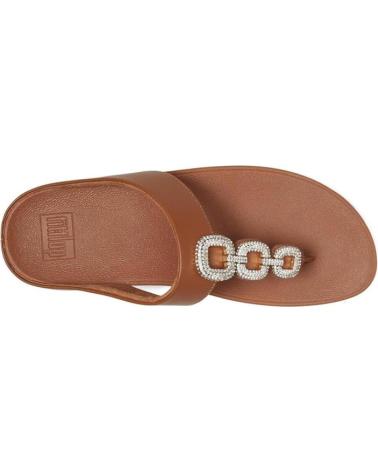 Sandali-De-Mujer-FITFLOP-SANDALIAS-PLANAS-MUJER-FINO-CRYSTAL-CUERO-MARRóN