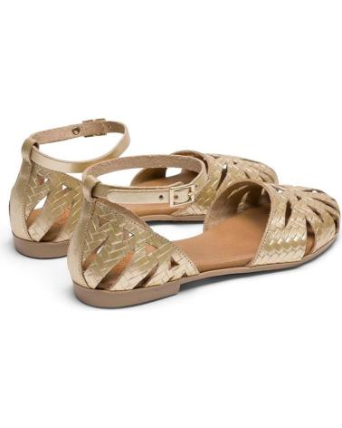 Sandalias-De-Mujer-PORRONET-SANDALIAS-PLANAS-MUJER-3101-ORO-DORADO