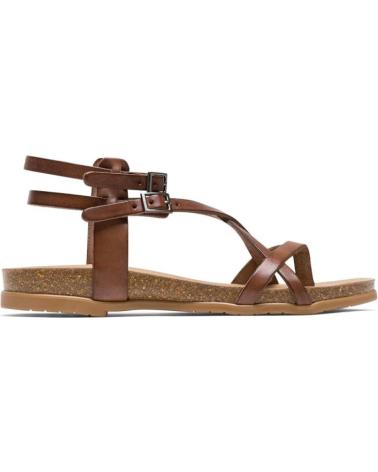 Sandalen für Damen PORRONET SANDALIAS PLANAS MUJER 3134 MOKA MARRóN