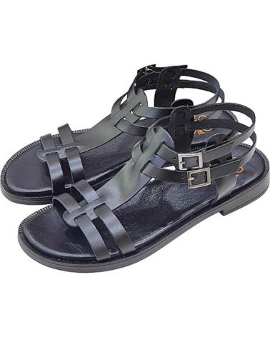 Sandalen für Damen PORRONET SANDALIAS PLANAS MUJER 3128 NEGRO