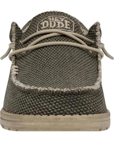 Man Boat shoes HEY DUDE HD40003 VERDE ARMY