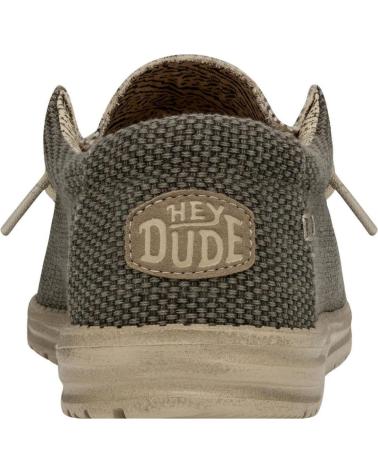 Man Boat shoes HEY DUDE HD40003 VERDE ARMY