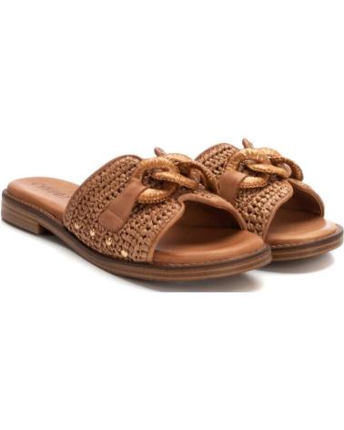 Sandali per Donna CARMELA SANDALIA DE MUJER EN RAFIA CON ADORNO DECORATIVO CAMEL