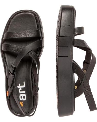 Sandalias de Mujer ART MALAGA 1853 BLACK NEGRO