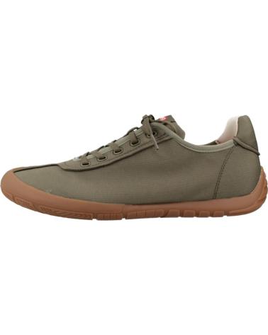 Man Trainers CAMPER ZAPATO CASUAL DE TELA CON SUELA DE GOMA VERDE