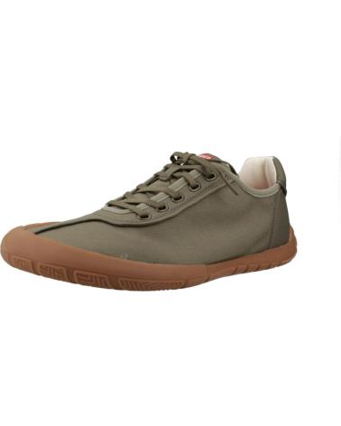 Man Trainers CAMPER ZAPATO CASUAL DE TELA CON SUELA DE GOMA VERDE
