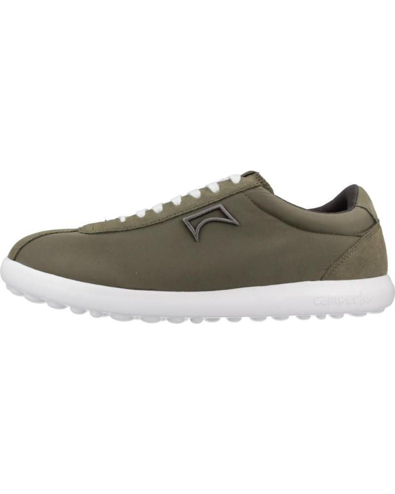 Trainers-De-Hombre-CAMPER-ZAPATOS-PELOTAS-DE-TELA-Y-SERRAJE-CON-SUELA-DE-GOMA-VERDE