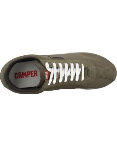 Trainers-De-Hombre-CAMPER-ZAPATOS-PELOTAS-DE-TELA-Y-SERRAJE-CON-SUELA-DE-GOMA-VERDE
