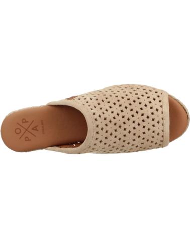 Zapatos de cuña de Mujer POPA ALPARGATAS MUJER MODELO ARENITA COLOR BEIS BEIG