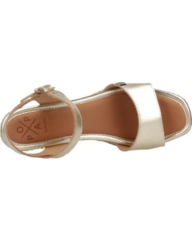 Woman Sandals POPA SANDALIAS MUJER MODELO AKUMAL COLOR ORO