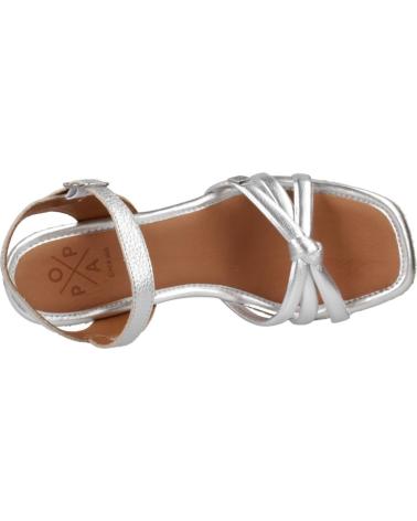 Sandálias de Mulher POPA SANDALIAS MUJER MODELO JOLLA COLOR PLATA