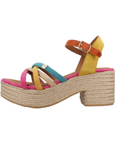 Sandálias de Mulher POPA SANDALIAS MUJER MODELO GERIBA COLOR MULTICOLOR ORO