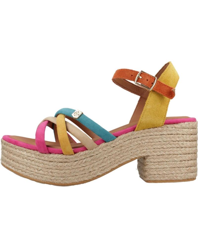 Sandálias de Mulher POPA SANDALIAS MUJER MODELO GERIBA COLOR MULTICOLOR ORO
