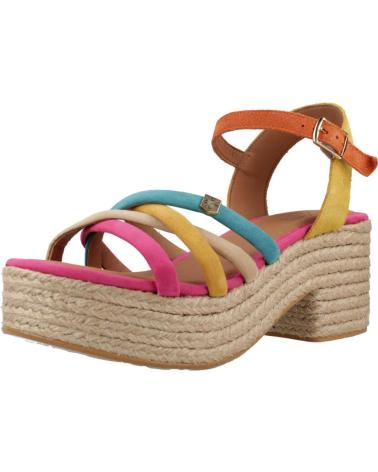 Sandálias de Mulher POPA SANDALIAS MUJER MODELO GERIBA COLOR MULTICOLOR ORO