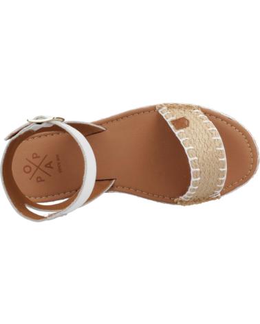 Sandálias de Mulher POPA SANDALIAS MUJER MODELO KALAMIS COLOR BLANCO
