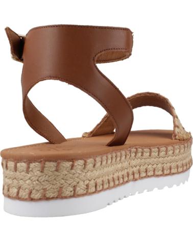 Sandálias de Mulher POPA SANDALIAS MUJER MODELO KALAMIS COLOR MARRON CUERO