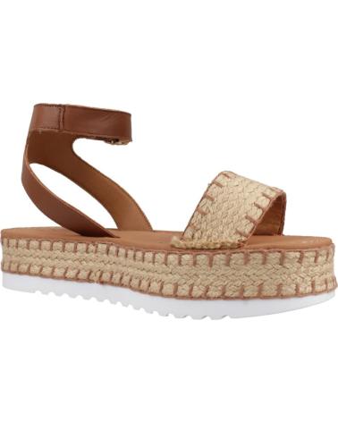 Sandálias de Mulher POPA SANDALIAS MUJER MODELO KALAMIS COLOR MARRON CUERO
