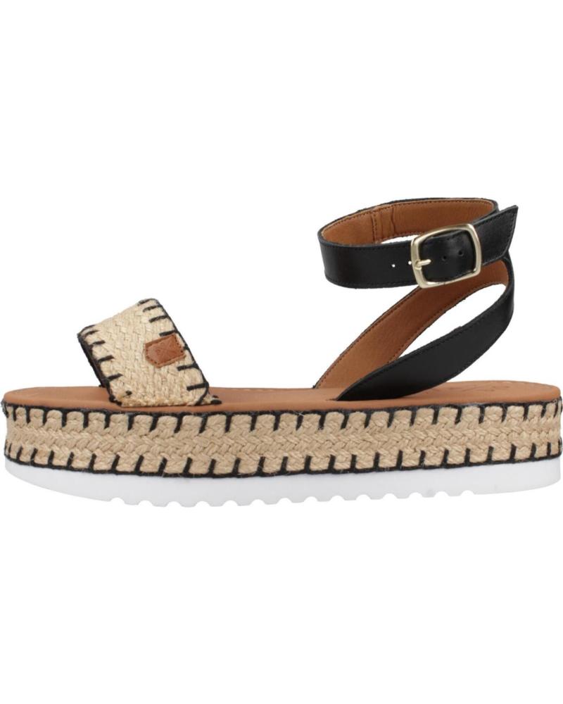 Sandálias de Mulher POPA SANDALIAS MUJER MODELO KALAMIS COLOR NEGRO