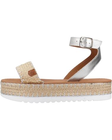 Sandálias de Mulher POPA SANDALIAS MUJER MODELO KALAMIS COLOR PLATA