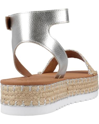 Sandálias de Mulher POPA SANDALIAS MUJER MODELO KALAMIS COLOR PLATA