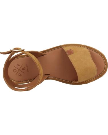 Sandales pour Femme POPA SANDALIAS MUJER MODELO KALAMIS COLOR MARRON CUERO