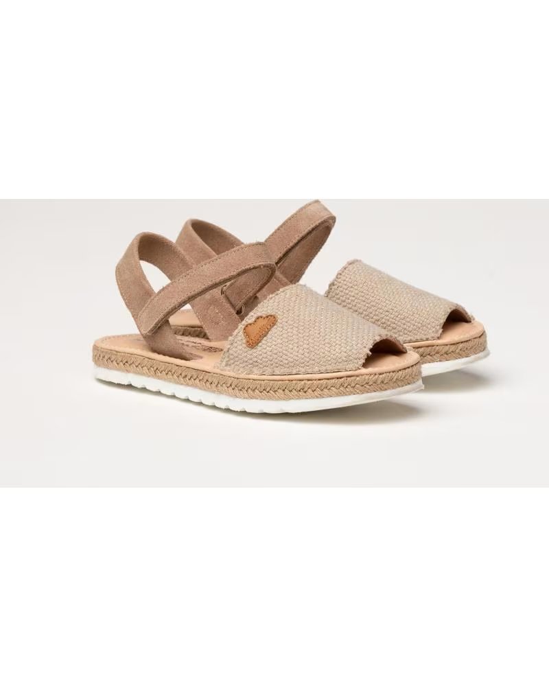 REELL SANDALES AVARCAS ANGELITOS 225 EN CUIR COULEUR TAUPE