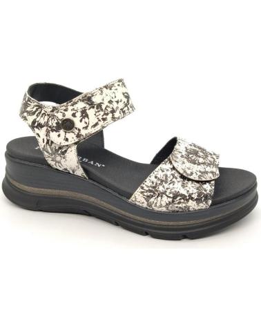 Sandali per Donna PAULA URBAN SANDALIA 28 - 569 METAL NEGRO METáLICO