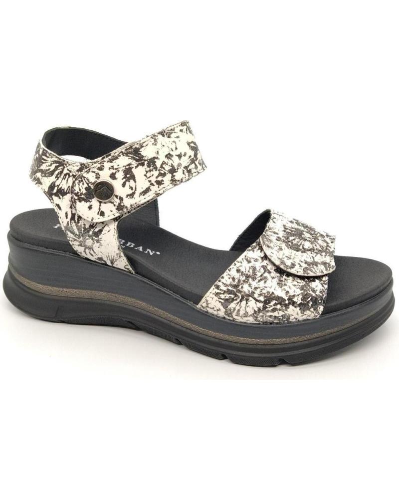 Sandali per Donna PAULA URBAN SANDALIA 28 - 569 METAL NEGRO METáLICO