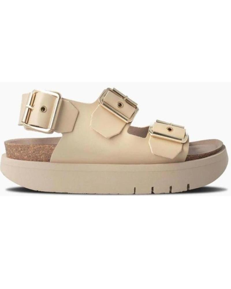 Sandalias de Mujer GENUINS FELINA NAPA VEGAN SAND ARENA