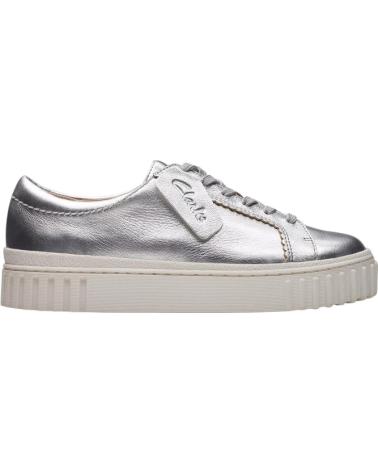 Sportif pour Femme CLARKS MAYHILL WALK 26176440 PLATEADO GRIS