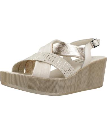 Sandalias de Mujer 24 HORAS SANDALIAS MUJER MODELO 26481 COLOR ORO LINO