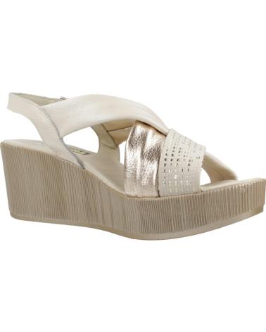 Sandalias de Mujer 24 HORAS SANDALIAS MUJER MODELO 26481 COLOR ORO LINO