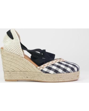 Sandales pour Femme EL CABALLO ALPARGATAS DE MUJER CB7012-1 NEGRONEGRO