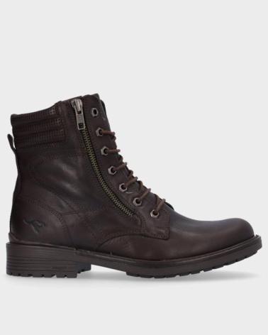 KANGAROOS BOTAS DE HOMBRE 678-18 PIEL MARRONPIEL MARRON