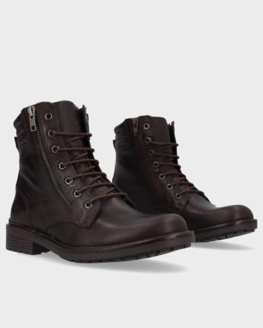 KANGAROOS BOTAS DE HOMBRE 678-18 PIEL MARRONPIEL MARRON