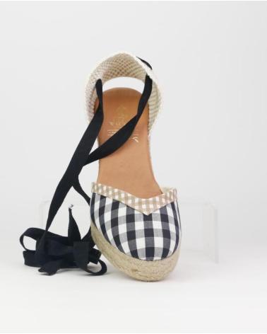 Sandales pour Femme EL CABALLO ALPARGATAS DE MUJER CB7012-1 NEGRONEGRO