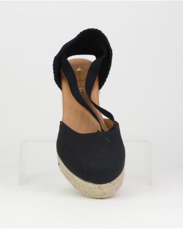 Sandales pour Femme EL CABALLO ALPARGATAS DE MUJER CB6004-1 ANTE NEGROANTE NEGRO