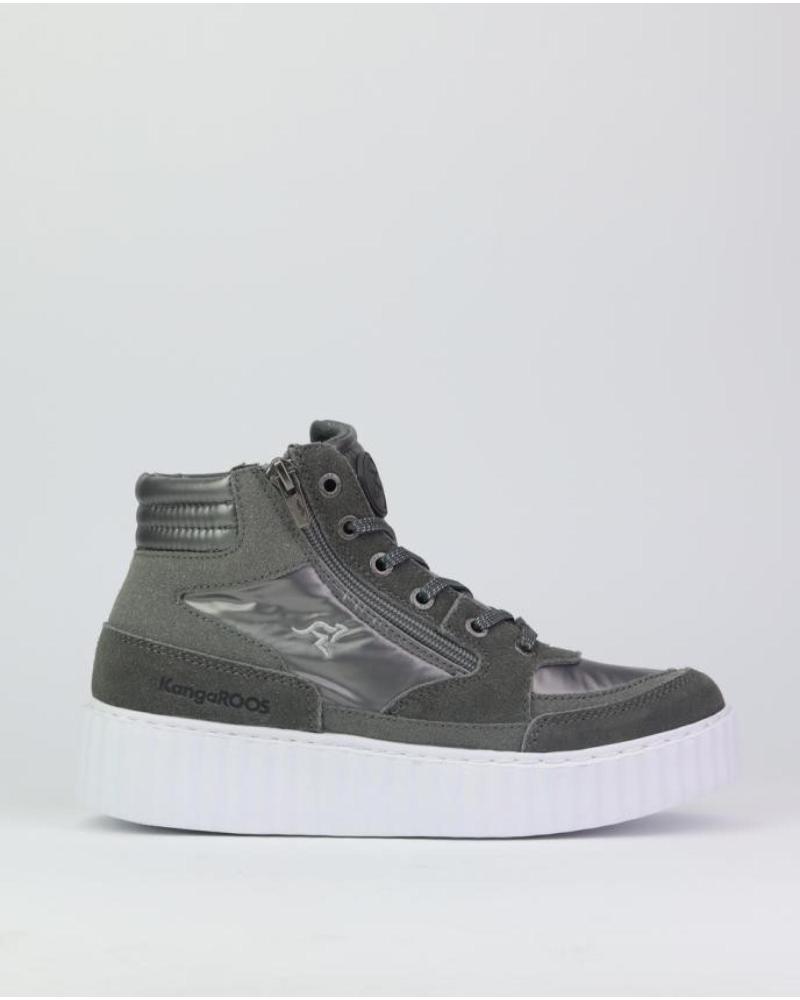 Bottines-De-Mujer-KANGAROOS-BOTINES-DE-MUJER-K737-9-PIEL-TEXTIL-GRISPIEL-TEXTIL-GRIS
