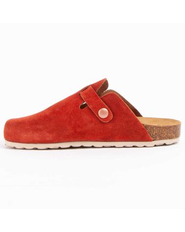 Clogs-De-Mujer-PURAPIEL-TEJANO-ORANGE