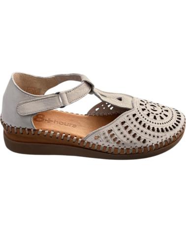 Sapatos de Mulher 48 HORAS SANDALIAS CERRADAS 514110-34 PIEL CREMA-CUERO VARIOS COLORES