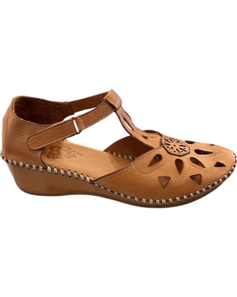 Sandalen für Damen 48 HORAS SANDALIA CERRADA 514001-11 PIEL CUERO VARIOS COLORES