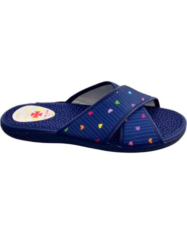 Pantoufles pour Femme ALCALDE ZAPATILLAS DE CASA TIRAS 6206 MARINO VARIOS COLORES
