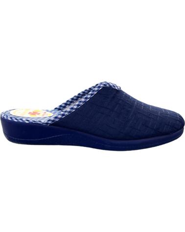 Pantoufles pour Femme ALCALDE ZAPATILLAS CASA MUJER LISA PUNTERA CERRADA 5300 MARINO VARIOS COLORES