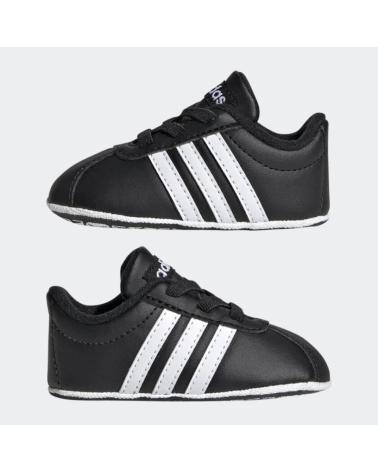 Sportif pour Fille et Garçon ADIDAS ZAPATILLAS VL COURT 2 0 CRIB BLANCO EE6911 NEGRO