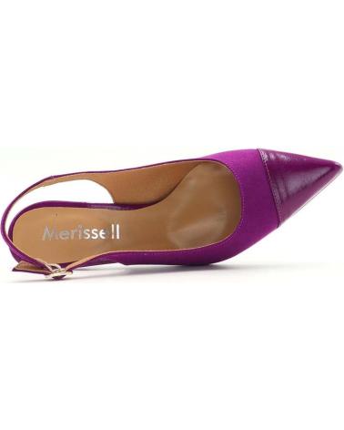 Bailarinas de Mujer MERISSELL ZAPATO SALON DESTALONADO 2381 MORADO - MORADO
