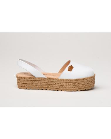 Sandalias de Mujer EVA MAÑAS IBICENCA NAPA GEL-MEMORY FOAM 1258 BLANCO