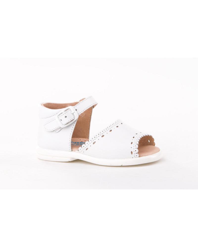 ANGELITOS SANDALIA PIEL 928 BLANCO