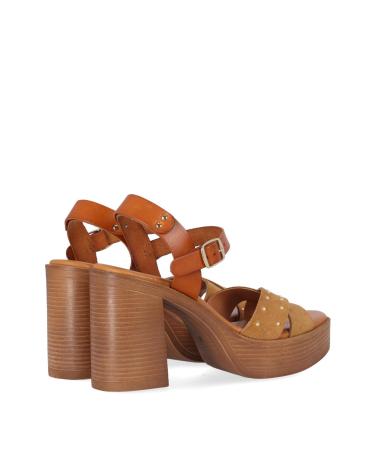 Woman Sandals CHIKA10 GOTICA UP 07 CUERO-TAN