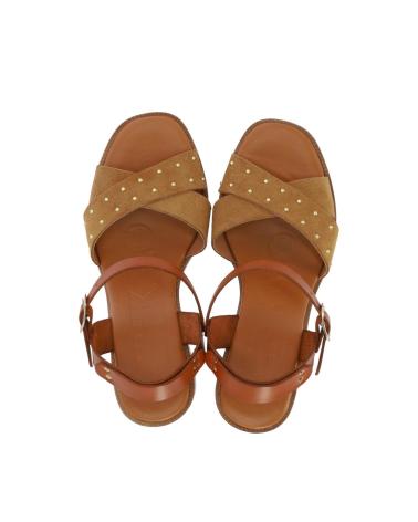 Woman Sandals CHIKA10 GOTICA UP 07 CUERO-TAN