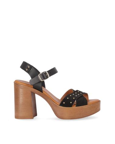 Sandalias de Mujer CHIKA10 GOTICA UP 07 NEGRO-BLACK
